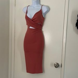 Beautiful peach colored dress